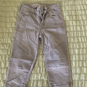 High Waisted Skinny Jeans with Detailing